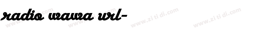 radio wawa url字体转换
